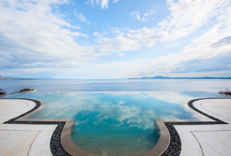 Ultima Corfu Villa Poolside View Greece, фото