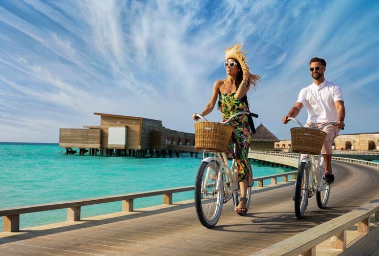 5 причин побывать в новом отеле Kuda Villingili Resort на Мальдивах Resort Kuda Villingili Maldives Bicycle Ride, фото